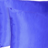 Bright Purple Dreamy Set Of 2 Silky Satin Queen Pillowcases