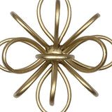 Set Of Three Gold Metallic Starburst Wall Decor