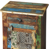 16" Modern Rustic Three Drawer Accent Chest