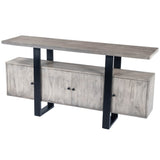 Raitis Gray Wood &amp; Metal Sideboard