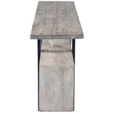 Raitis Gray Wood &amp; Metal Sideboard