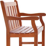 Brown Garden Armchair