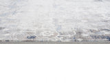 2’ X 10’ Navy And Beige Distressed Vines Runner Rug