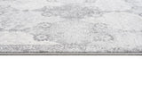 2’ X 13’ Gray Distressed Trellis Pattern Runner Rug