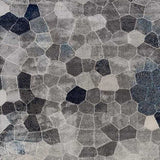 2’ X 3’ Navy Blue Cobblestone Pattern Scatter Rug