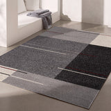 8’ X 11’ Gray Modern Geometric Area Rug