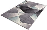 8’ X 11’ Gray Modern Geometric Area Rug