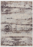 8' X 10' Violet Abstract Dhurrie Area Rug