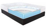 10.5" Hybrid Lux Memory Foam And Wrapped Coil Mattress Twin Xl