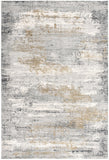 5’ X 8’ Gray Mod Distressed Strokes Area Rug