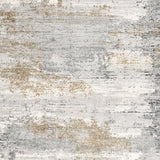 7’ X 10’ Gray Mod Distressed Strokes Area Rug