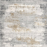 7’ X 10’ Gray Mod Distressed Strokes Area Rug