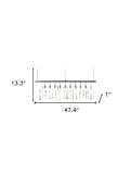 Silver Sputnik Multi Light Metal Dimmable Ceiling Light