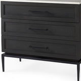 Rustic Modern Light Wash Two Drawer Chest