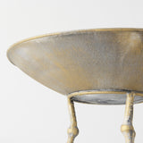 Antiqued Gold Webbed Feet Centerpiece Bowl