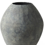 Kyros Natural Wash 28" Earthy Ceramic Oval Vase