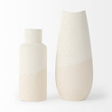 Two Toned Textured Ceramic Vase