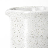 Black And White Textured Jug Vase