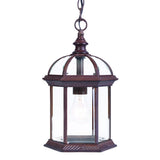 Dark Brown Cage Hanging Light