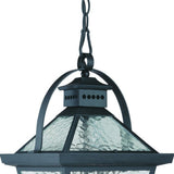 Bay Street 3-Light Matte Black Hanging light