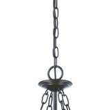 Belle 3-Light Architectural Bronze Hanging light