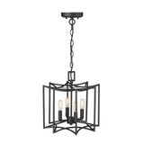 Harmony 3-Light Metallic Silver Pendant With Crystal Studded Platinum Sheen Shade