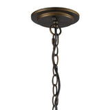 Olivia 1-Light Oil-Rubbed Bronze Crystal Globe Pendant