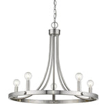 Sawyer 5-Light Satin Nickel Chandelier