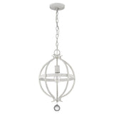 Callie 1-Light Country White Pendant