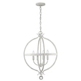 Callie 4-Light Country White Pendant