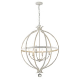 Callie 6-Light Country White Pendant