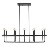 Black Metal and Glass Mini Pendant Hanging Light