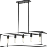 Cobar 4-Light Satin Nickel Pendant