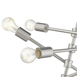 Calix 8-Light Satin Nickel Pendant