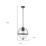 Newport 1-Light White Pendant With Polished Nickel Louver
