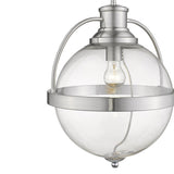 Kassian 1-Light Satin Nickel Pendant