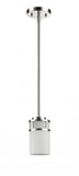 Silver Minimalist Cylindrical Hanging Light