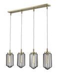 Reece 3-Light Aged Brass Chandelier