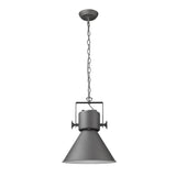 Crew 1-Light Gray Pendant