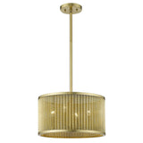 Basetti 4-Light Gold Convertible Pendant