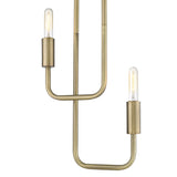 Perret 2-Light Aged Brass Pendant