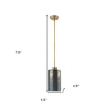 Lunette 10-Light Aged Brass Island Pendant