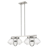 Garner 4-Light Satin Nickel Island Pendant