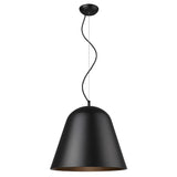 Knell 1-Light Matte Black Pendant