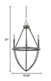 Harlow 3-Light Ash Chandelier