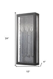 Charleston 3-Light Oil-Rubbed Bronze Shadowbox Wall Light (Large)