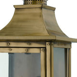 St. Charles 2-Light Aged Brass Wall Light