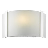 Rectangular Wall Sconce with Linen Fabric Shade