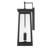 Burnished Bronze Contempo Elongated Outdoor Wall Light