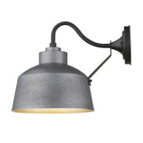 Hirche 1-Light Matte Black Wall Light